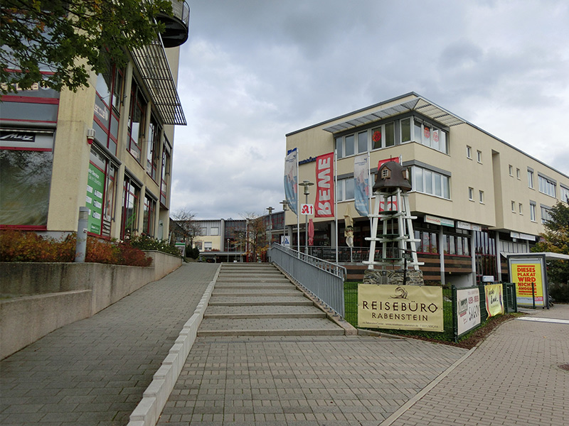 Barrierefreier Zugang zum Rabensteincenter