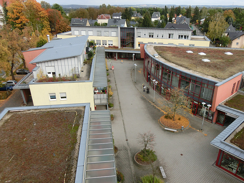 Außengelände des Rabensteincenters